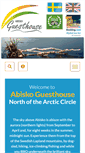 Mobile Screenshot of abiskoguesthouse.com